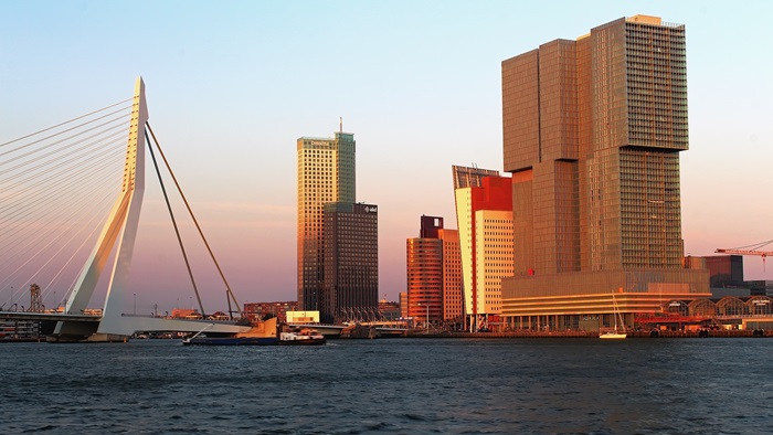 Rotterdam City skyline